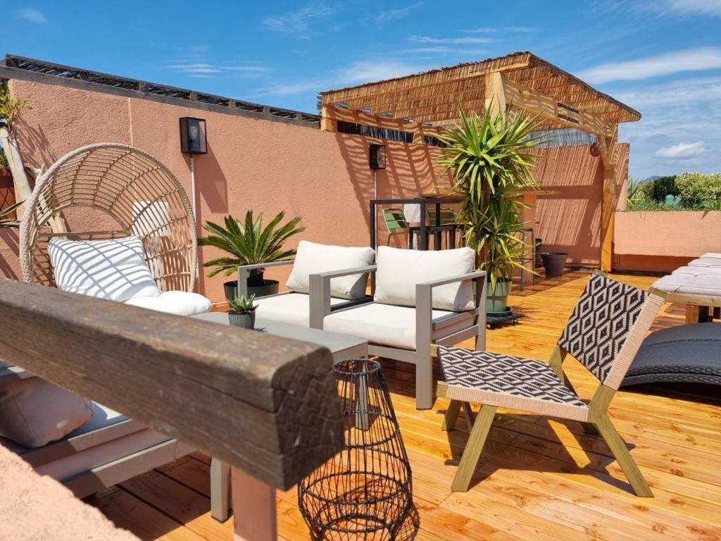 Superbe Appartement Avec Rooftop Prive Сен-Тропе Экстерьер фото
